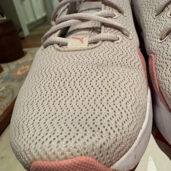 Puma Pink and White Sneakers - Picture 5 of 9